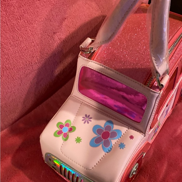 NWT Malibu Barbie Dolls Kill lets go party Jeep Crossbody Bag - Picture 3 of 8